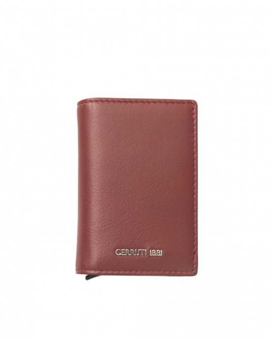 Leather Wallet. Front Logo. 10*7*2