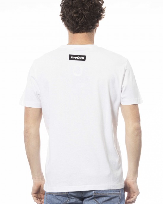 Short Sleeve T-shirt With Crew Neck. Print With Front Logo.