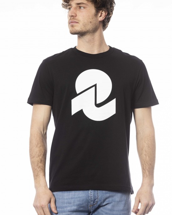 Short Sleeve T-shirt With Crew Neck. Print With Front Logo.