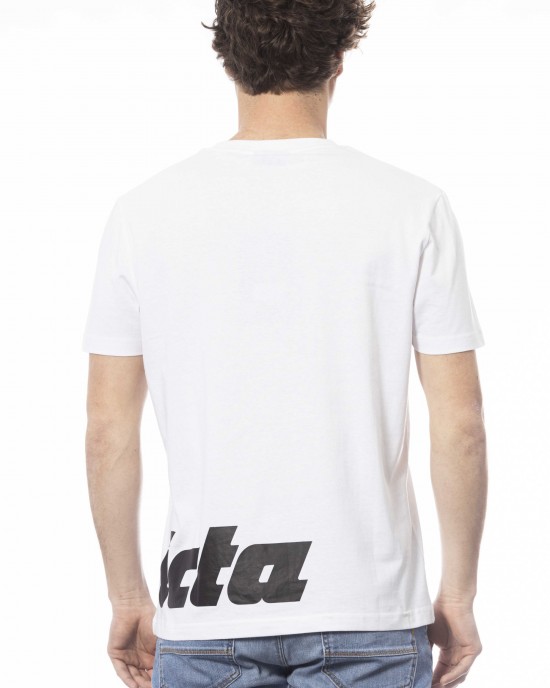 Short Sleeve T-shirt With Crew Neck. Print With Logo On The Chest.