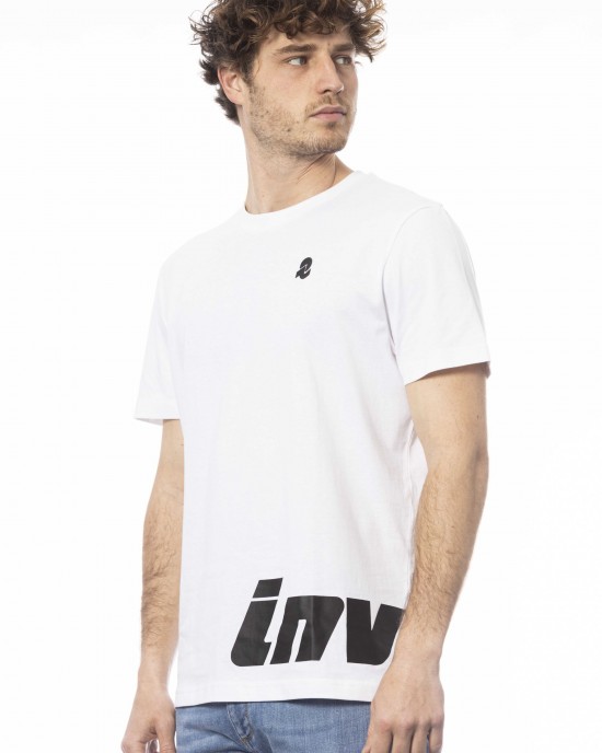 Short Sleeve T-shirt With Crew Neck. Print With Logo On The Chest.