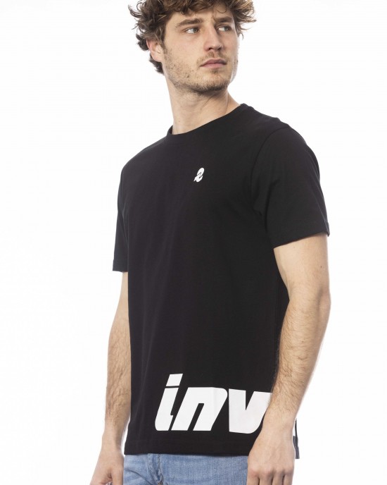 Short Sleeve T-shirt With Crew Neck. Print With Logo On The Chest.