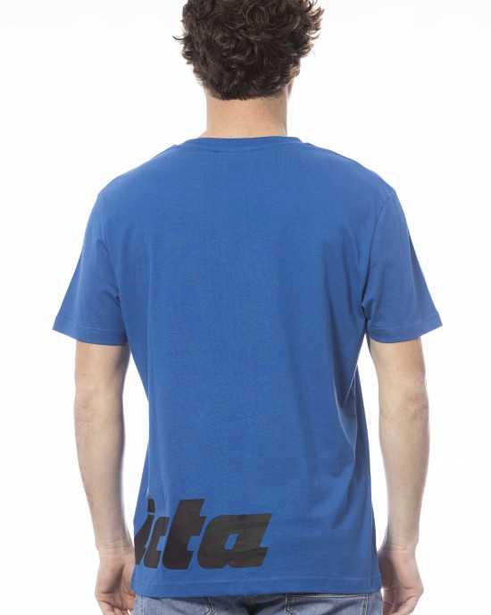 Short Sleeve T-shirt With Crew Neck. Print With Logo On The Chest.