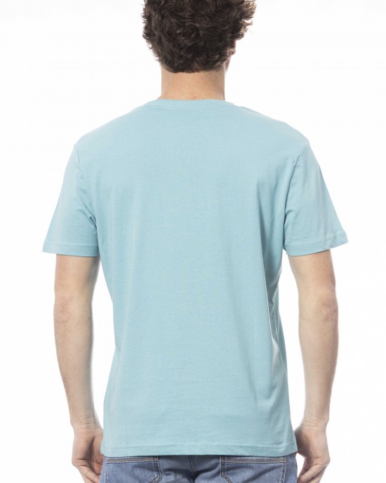 Short Sleeve T-shirt With Crew Neck. Print With Logo On The Chest.