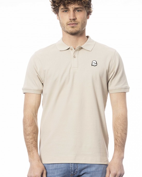 Short Sleeve Polo. Logo On The Chest.