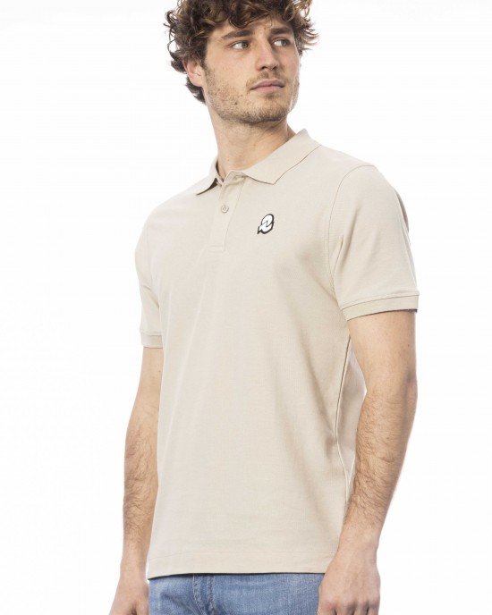 Short Sleeve Polo. Logo On The Chest.