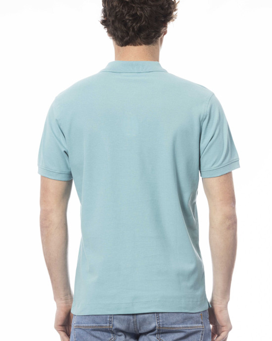Short Sleeve Polo. Logo On The Chest.