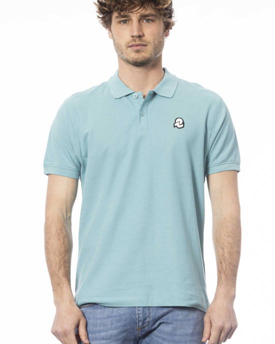 Short Sleeve Polo. Logo On The Chest.