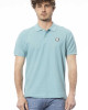 Short Sleeve Polo. Logo On The Chest.