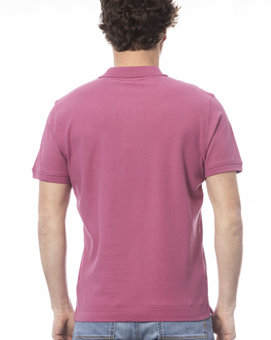 Short Sleeve Polo. Logo On The Chest.