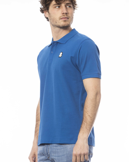 Short Sleeve Polo. Logo On The Chest.