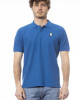 Short Sleeve Polo. Logo On The Chest.