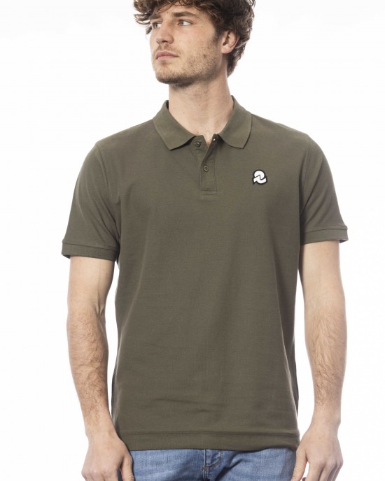 Short Sleeve Polo. Logo On The Chest.