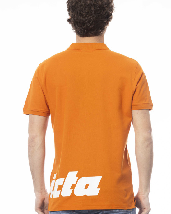 Short Sleeve Polo. Logo On The Chest.