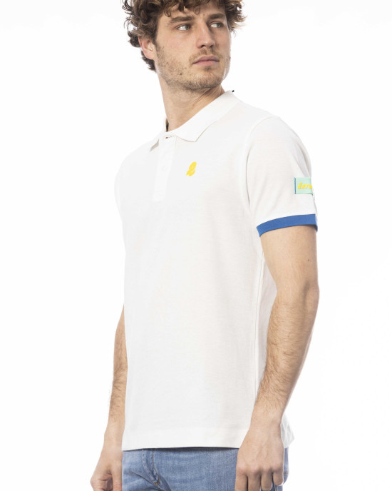 Short Sleeve Polo. Logo On The Chest.
