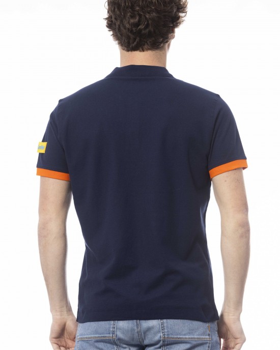 Short Sleeve Polo. Logo On The Chest.