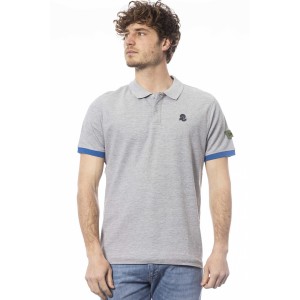 Short Sleeve Polo. Logo On The Chest.