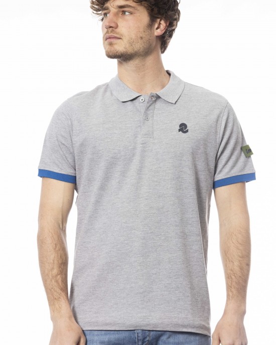 Short Sleeve Polo. Logo On The Chest.