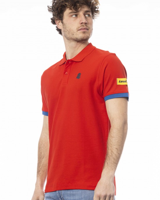 Short Sleeve Polo. Logo On The Chest.