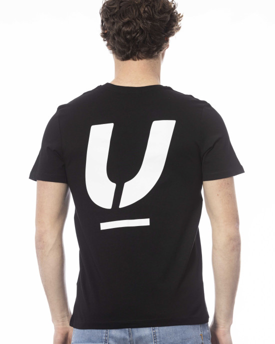 Short Sleeve T-shirt With Crew Neck. Print With Logo On The Chest.