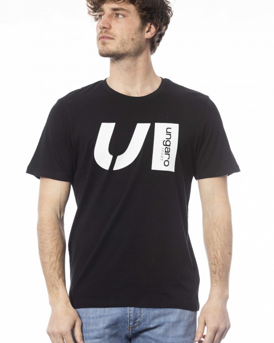 Short Sleeve T-shirt With Crew Neck. Print With Front Logo.