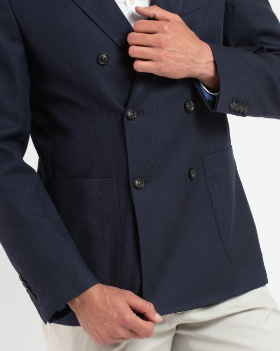 Two Button Jacket. Front Pockets.