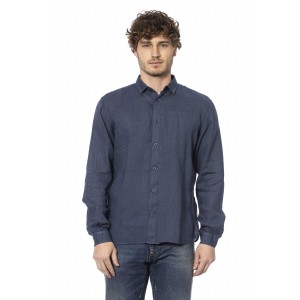 Regular Fit Shirt. Italian Collar. Front Closure With Buttons. Closure With Buttons On The Cuffs.