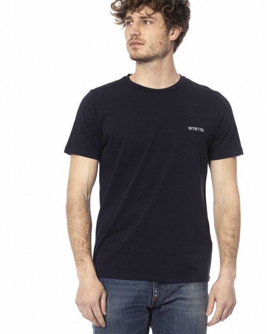 T-shirt With Crew Neck. Short Sleeves.