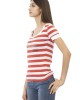 Short Sleeve T-shirt With Round Neck. Front Print.