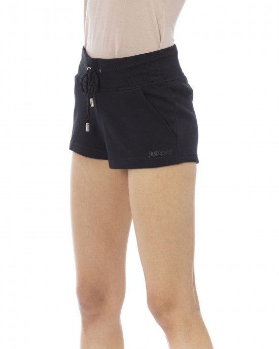 Sweatshirt Shorts With Elastic Waist And Drawstring. Side Pockets. Front Logo.