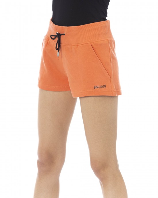 Sweatshirt Shorts With Elastic Waist And Drawstring. Side Pockets. Front Logo.