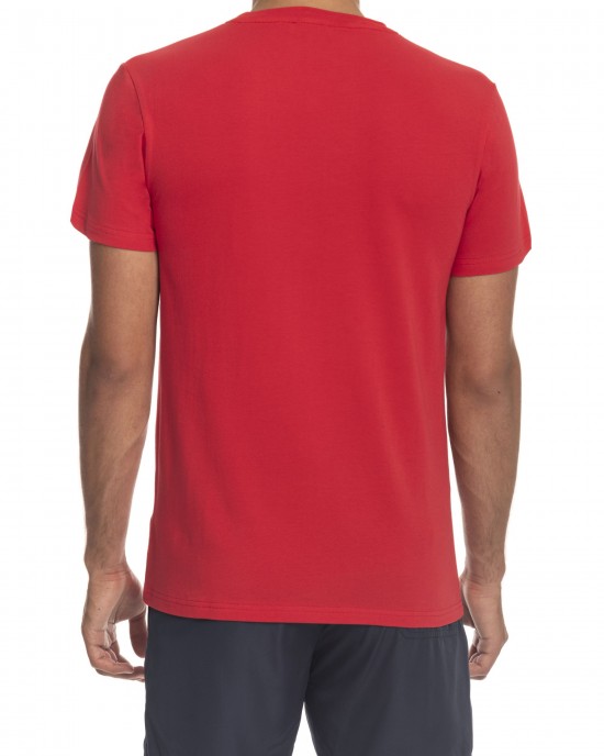 Short Sleeve T-shirt With Crew Neck. Print With Logo On The Chest.