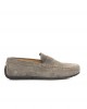 Men's Driver Moccasin In Real Leather. Rubber Sole.