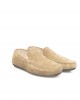 Men's Driver Moccasin In Real Leather. Rubber Sole.