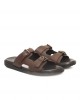 Real Leather Sandals. Wide Tablets With Buckle Detail. Rubber Sole.