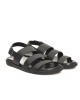 Real Leather Sandals. Wide Clamps. Adjustable Closure With Buckle. Rubber Sole.