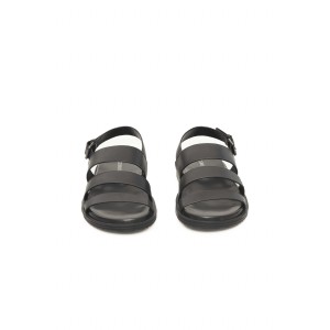 Real Leather Sandals. Wide Clamps. Adjustable Closure With Buckle. Rubber Sole.