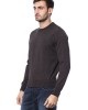 Embroidered Crew Neck Sweater In Merino Wool