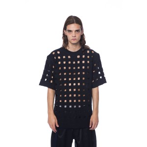 Round Neck Perforated T-shirt