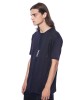 Oversized Roud Necj T-shirt With Logo. Short Sleeve