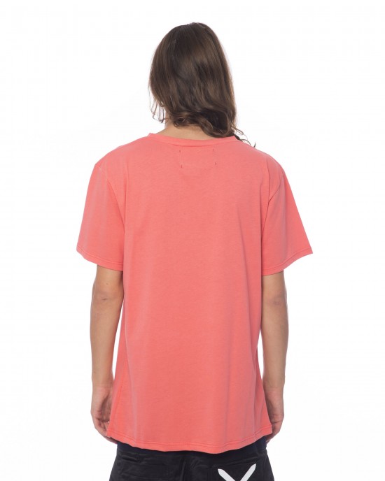 Round Neck T-shirt With Print. Short Sleeve