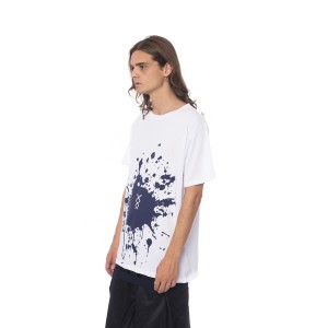 Round Neck T-shirt With Print. Short Sleeve