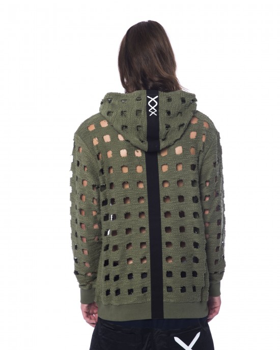 Perforated Hoddie