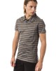 Striped Polo Shirt With Prints. Short Sleeve