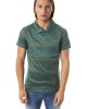 Striped Polo Shirt With Embroidery On Chest. Short Sleeve
