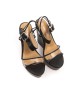 Wedge Sandal With Platform. Ankle Strap. Transparent Band. Heel 12.5 Cm. Platform 4.5 Cm.