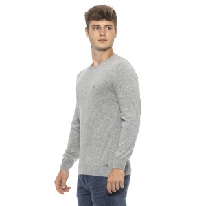 Men's Sweater. Crew Neck. Solid Color.