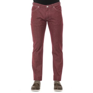 Super Slim Men's 5-pocket Trousers. Button And Zip Closure.