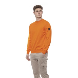 Man Sweater. Crewneck. Solid Color.