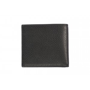 Men’s Wallet In Embossed Leather. Opening In A Book. Coin Compartment And Card Holder. 13x16x3